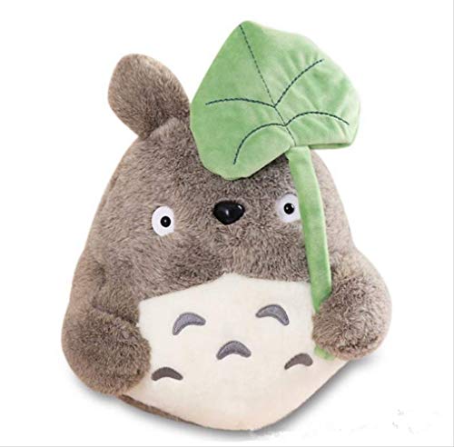 Lindo Muñeco De Peluche Chinchillas De Peluche Suave 30 Cm, Lindo Gato De Juguete para Niños Totoro Y Lotus Leaf