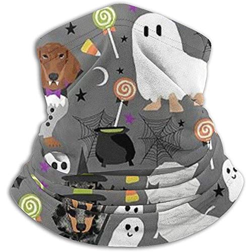 Linger In Halloween Ghost Dogs Vendaje Perros Calentador de Cuello Polaina Cuello Bandana Bufanda Deportiva