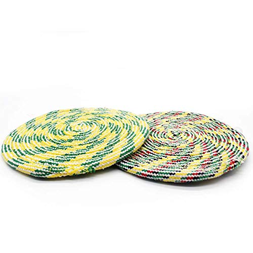 LIPETLI Juguete de Frisbee Exquisito Disco de Entrenamiento de Algodón es Fácil de Transportar Suave y Duradero Adecuado para Perros Pequeños y Medianos (Colores Aleatorios)