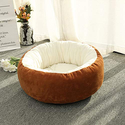 LIUYALE Cama for perros, Ronda de la pequeña y mediana mascotas de la perrera del gato Mat cuatro estaciones universal grande perro de la jerarquía del animal doméstico desmontable y lavable de la per