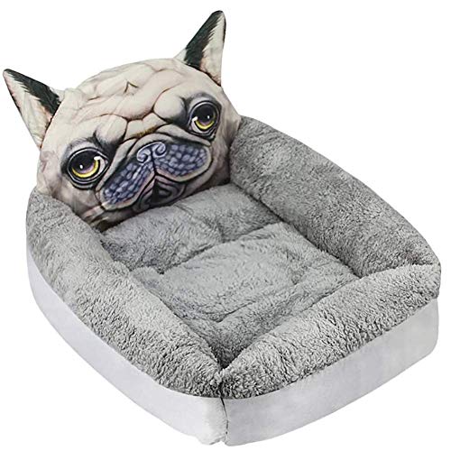 LIYT Cama de Gato Cama Mat Cama del Perro Cama del Perro Perro Perro Caliente de la Felpa Suave Camas litera para Dormir para los pequeños Perros Mascota Gato,50x40cm