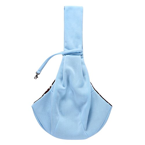 Lwieui Mochila para Mascotas Pet Bolsa Paquete del Hombro Ajustable Correa Mochila Diagonal Bolsa Transpirable Gato pequeño Perro Mochila del Perrito de los Mascotas