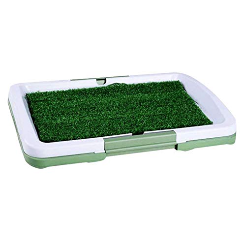 LWQ Perro WC para Perros Hierba Pee Pad, Potty Patch Césped Artificial para la camada Perros Pet Box Training Pads Mejor para Puppy Turf Cubierta