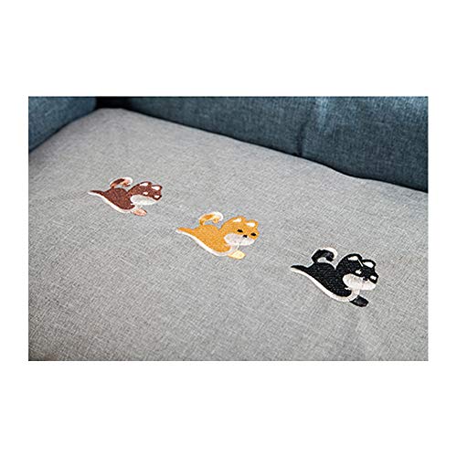 LXMBHDB Cama cómoda para Mascotas, Totalmente extraíble y Lavable, de la Serie Bear's Hug Thorn, con diseño de Flores, Cordero, de Cachemira/látex, Apta para Mascotas pequeñas y Medianas