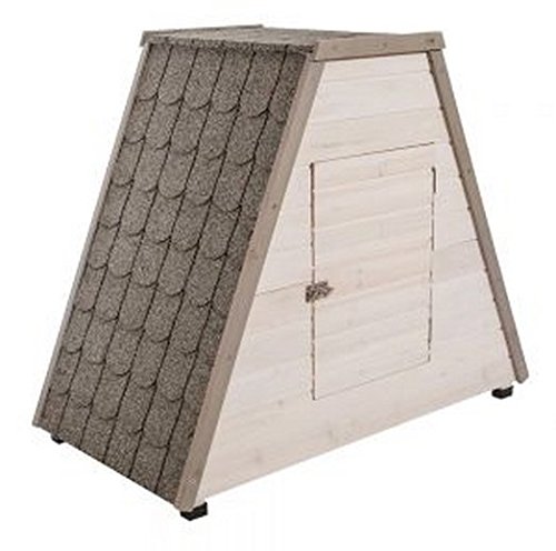 Madera de la perfecta para exterior Cat House W/3 Separado Dormir zonas. Esta Casa de madera gato es un impermeable Pet Shelter gato cama para el hogar y el jardín.