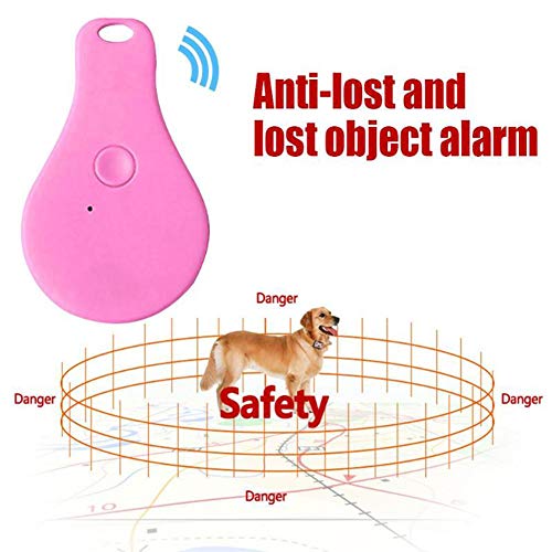 MaiTian Mini Mascota Anti-perdida Dispositivo GPS Localizador Rastreador Collar para Perro Gato en Forma de Gota Bluetooth Tracking Remote