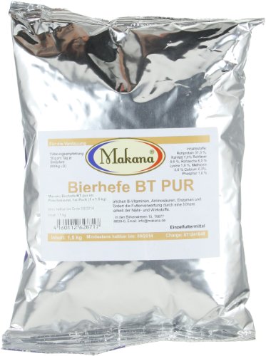 Makana Cerveza Levadura BT Pur, 1,5 kg Bolsa (1 x 1,5 kg)