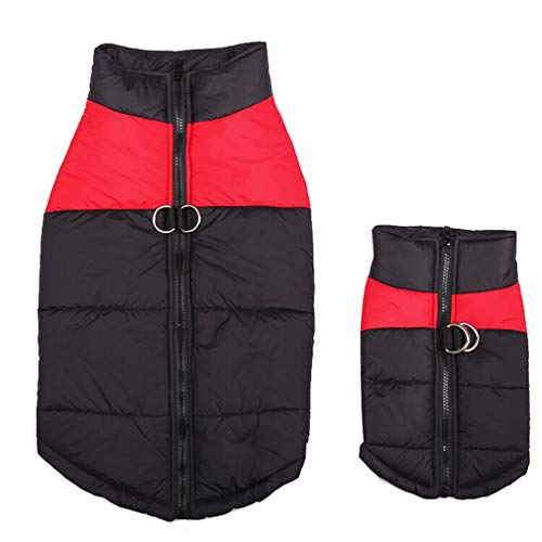 mama stadt Ropa para Mascotas Perros Invierno Chaleco Caliente Algodón Abrigo Chaqueta Impermeable Perro Pequeño Mediano Ropa de Nieve Tamaño XS-5XL