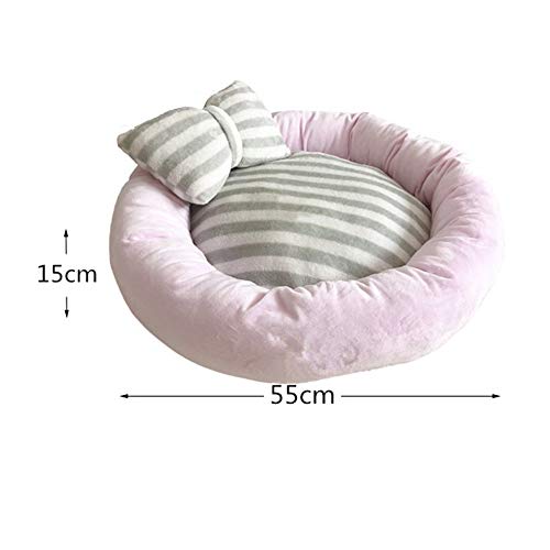 Mascota Cama Pet Nest Kitten Puppy Small and Medium Pet's Nest Adecuado for perros pequeños y medianos como Schnauzer Teddy Bichon Silver Fox Etc Pet Cat Nest Pet Tapizado Sofá Cama Perros Medianos Pe