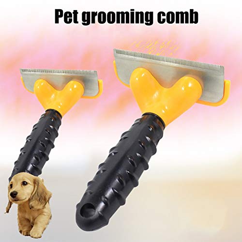 Mascota cepillo de la preparación, Deshedding, Deshedding profesional, por vertimiento, for eliminar el 90% de los muertos nudos, enredos, capa interna y el pelo suelto for perros caballos gato con pe