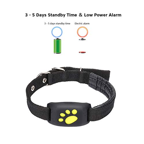 MENGZHEN 1PC Sistema inalámbrico de cercado para Perros con GPS Sistema de contención de Mascotas Invisible Invisible Recargable Collar a Prueba de Agua