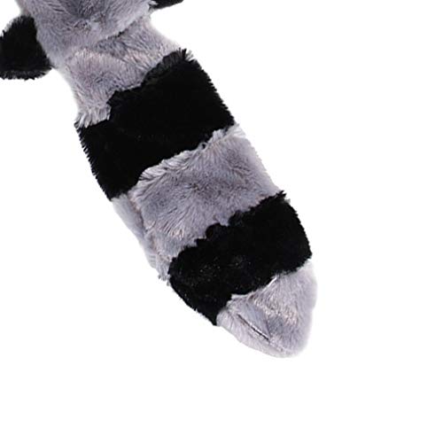 miaomiao Juguete de Peluche Juguete para Perros Zorro Mapache Ardilla Mapache Perro De Juguete Dientes De Peluche Juguete Vocal Olor A Diente