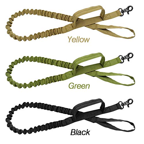 MMWW Imbracatura per cani tattica Militare Grande Gilet per cani da compagnia Gilet da lavoro per cani Gilet in Nylon per cani con cordino Elastico per K9 Pastore tedesco-YWL059GREEN_L