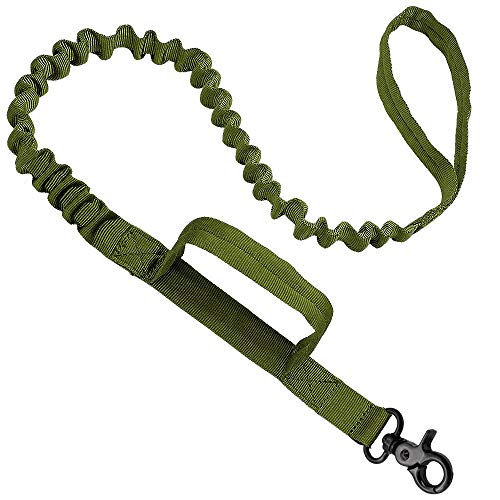 MMWW Imbracatura per cani tattica Militare Grande Gilet per cani da compagnia Gilet da lavoro per cani Gilet in Nylon per cani con cordino Elastico per K9 Pastore tedesco-YWL059GREEN_L