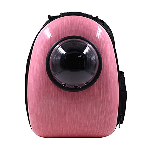 Mochila para mascotas Gato bolso del espacio Mochila cabina Pet Supplies una variedad de colores opcionales de manos libres totalizador del perro Mochila del perrito de los Mascotas ( Color : Pink 3 )