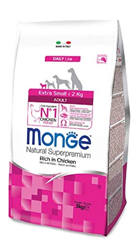 Monge Natural superpremium Extra Small Adult con Pollo 3 kg