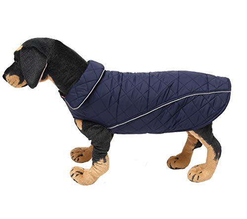 Morezi Abrigo para Perro, Traje de Nieve para Perro, Ropa de Forro Polar para Mascotas, Abrigo de Invierno para Perro, diseño de Cuello Alto para Cachorros, Perros pequeños, medianos y Grandes