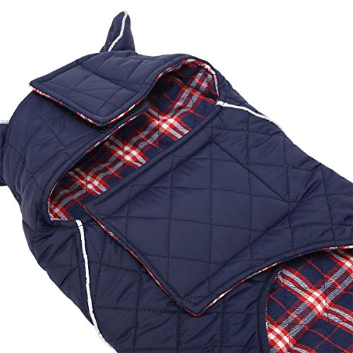 Morezi Abrigo para Perro, Traje de Nieve para Perro, Ropa de Forro Polar para Mascotas, Abrigo de Invierno para Perro, diseño de Cuello Alto para Cachorros, Perros pequeños, medianos y Grandes