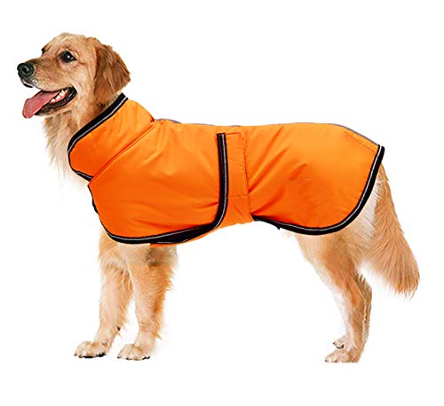 Morezi Abrigo para Perro, Traje de Nieve para Perro, Ropa de Forro Polar para Mascotas con Tira Reflectante de Seguridad, arnés de Navidad Acolchado de algodón para Cachorros pequeños y medianos