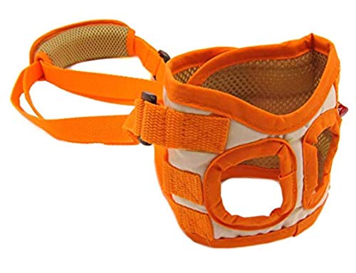 Morezi CareLift Rear-Only Lifting Harness, Dog Lifting Harness for Rear Legs 0435 - Orange - M