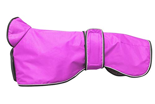 Morezi Chaqueta Impermeable para Perro, Abrigo de Invierno para Perro con Forro Polar cálido, Ropa para Perro al Aire Libre con Bandas Ajustables para Perro Mediano, Grande