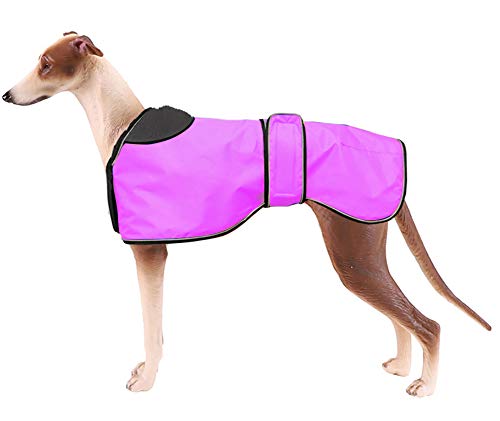 Morezi Chaqueta Impermeable para Perro, Abrigo de Invierno para Perro con Forro Polar cálido, Ropa para Perro al Aire Libre con Bandas Ajustables para Perro Mediano, Grande