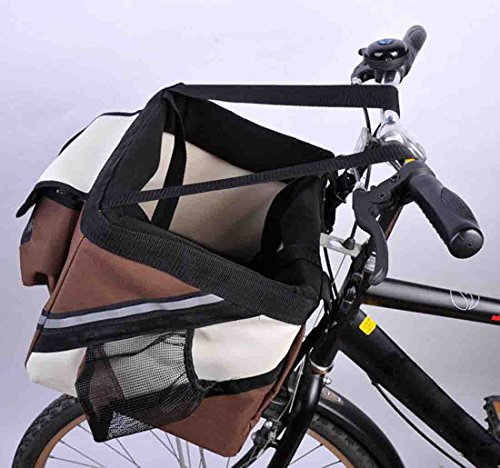 Multifunción para Bicicleta Cesta De Pet Carrier para gato perro por Hi Suyi, Negro