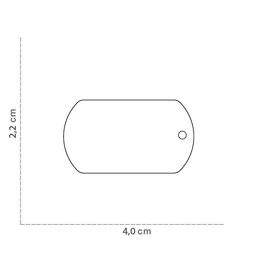 MyFamily Placas De Identificación para Perros 50 g