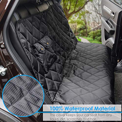 MYYINGELE Funda de Asiento de atrás para Perros Universa Impermeable Cubierta para Mascotas para Coches, Furgonetas y SUV, Cubierta de Asiento para Perros