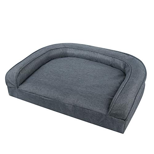 MYYXGS Cama para Perros Grande Perrera Grande Ropa Lavable Nido De Mascotas ColchóN para Perros CáLido OtoñO E Invierno L (1,5 Kg)