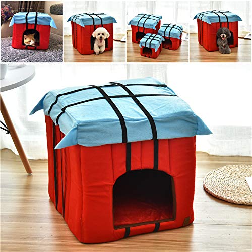 MYYXGS Cat Nest Cuatro Estaciones Universal Cat House Perrera Cama Suministros para Mascotas L