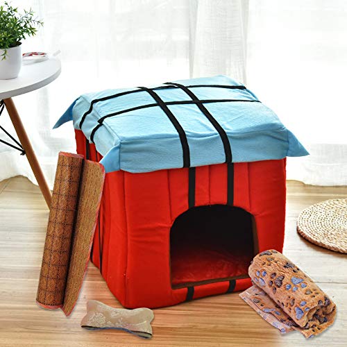 MYYXGS Cat Nest Cuatro Estaciones Universal Cat House Perrera Cama Suministros para Mascotas L