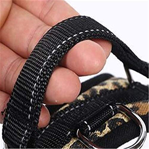 MYYXGS Collar del arnés de la Correa para el Pecho del Perro - y medianos para Evitar choques violentos Malla Transpirable Sin Cuello Cuello Tela Oxford s