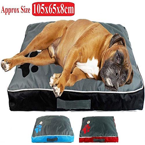 MYYXGS Gran Perrera Cama Grande para Perros ExtraíBle Perrera Perrera Perrera Estera del Perro Impermeable Oxford Mascota Estera XL: 105X65X8Cm