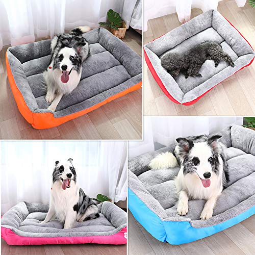 MYYXGS Gran Perrera Cama Grande para Perros Sofá para Perros Estera para Perrera Cama para Perros Grande Mediana Y PequeñA Arena para Gatos Cama CáLida De Invierno CáLido Y Confortable L