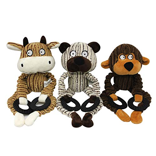 MYYXGS Juguetes para Mascotas Juguetes Chirriantes Juguetes De Peluche Audibles Juguetes Duraderos Suministros De Juguetes Interactivos para Mascotas