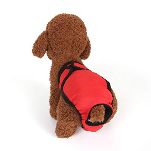 MYYXGS Pantalones FisiolóGicos para Perros Ropa Interior De Seguridad para Perros Ropa Interior Anti-Acoso De Peluche Pantalones FisiolóGicos para Perros