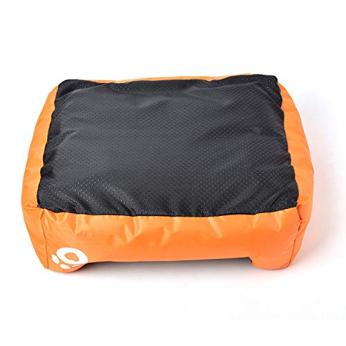 MYYXGS Perrera Grande Cama para Perros Grande Jaula para Mascotas De Terciopelo De AlgodóN Suave Y CóModa Cama para Mascotas Cuadrada Impermeable Y Resistente A Las Mordeduras S 45 * 40Cm