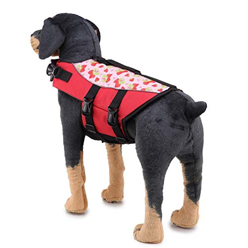 MYYXGS Un Chaleco Salvavidas para Perros,un Chaleco de Seguridad para Perros,un Chaleco Salvavidas para Mascotas,un Traje de Vida Marina.