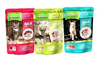 Nature's Menu - Comida para gatos, 4 x 12 x 100 g