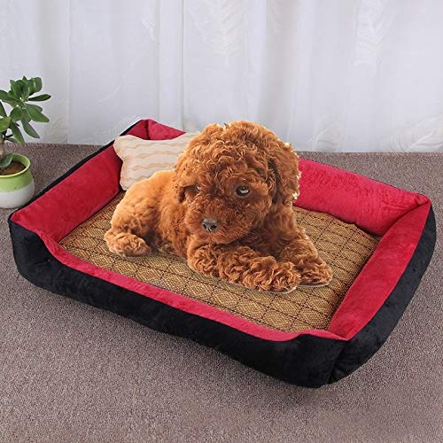 NIEFENG Casa del Animal doméstico y sofá Cama for Perros Lavable, Cama Admite Colchón Cojín Caliente Suave Primer Cama de algodón con la Rota y Sistema antideslizamiento Inferior Tamaño: XS