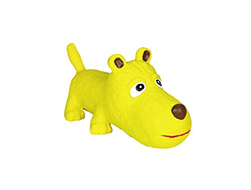 Nobby 60440 Perro látex Juguete, Amarillo