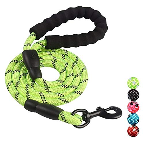 NR Correa De Perro Correa Grande para Perros Cuerda De Nylon Correas De Rastreo para Mascotas Cuerda De Escalada para Perros De Plomo Largo para Perro Grande Grande, Verde, 150 Cm