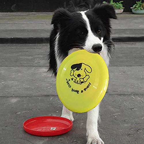 OPORA Frisbee para Perros Blando, Juguetes para Perros Pequeños Medianos Cachorros, Juguete para Perros De Diseño Aerodinámico (5 Piezas, Color Al Azar),Random,20cm