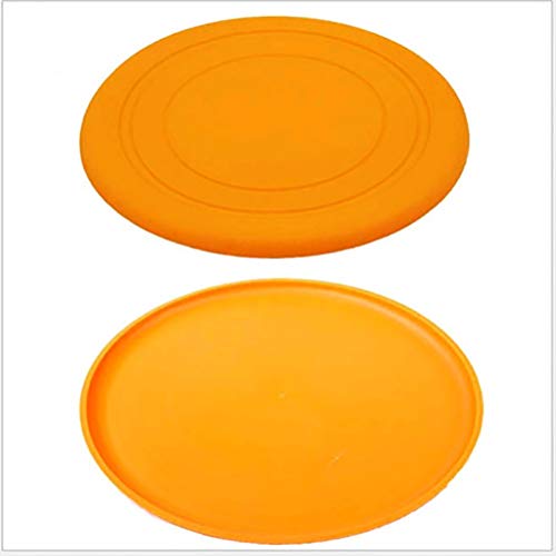 OPORA Frisbee Perro Blando, Caucho Natural Puro Seguridad No Tóxico Interactivo Los Juguetes del Animal Doméstico, para Perro Pequeño/Mediano/Grande (5 Piezas, Color Al Azar),DogFrisbees,17.5cm