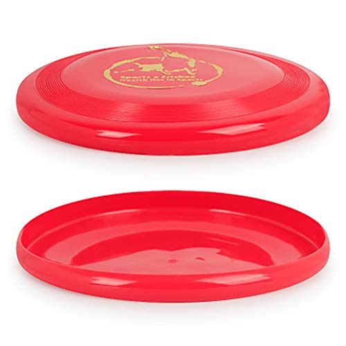 OPORA Frisbee Perro Blando, Juguetes para Perros para Perros Medianos A Grandes Resistente, Natural Puro Seguridad No Tóxico (5 Piezas, Color Al Azar),Random,23cm