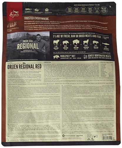 Orijen Regional Red Comida Para Perros, 2000 gr