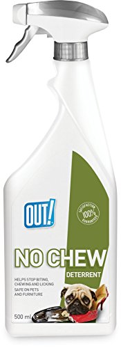 OUT! ¡Salida! No Chew disuasorio, 500 ml