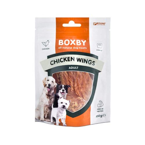 PACK 2 x BOXBY PREMIO SNACKS PECHUGA DE POLLO PARA PERRO 100 GRS.