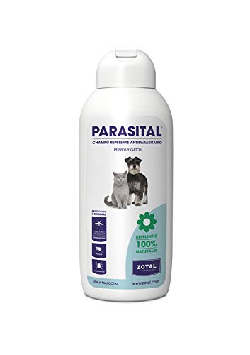 Parasital Champú Antiparasitario para Perro y Gato, 400 Ml